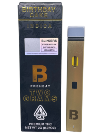 Blinkers 2 Gram Dispo Birthday Cake Indica